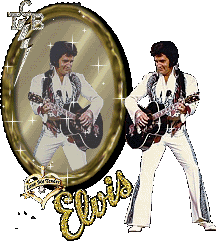 Odbicie Elvisa w lustrze